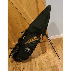 Hot Z Smirnoff Triple Black 5 way Standing Golf Club Bag. Straps & Cover